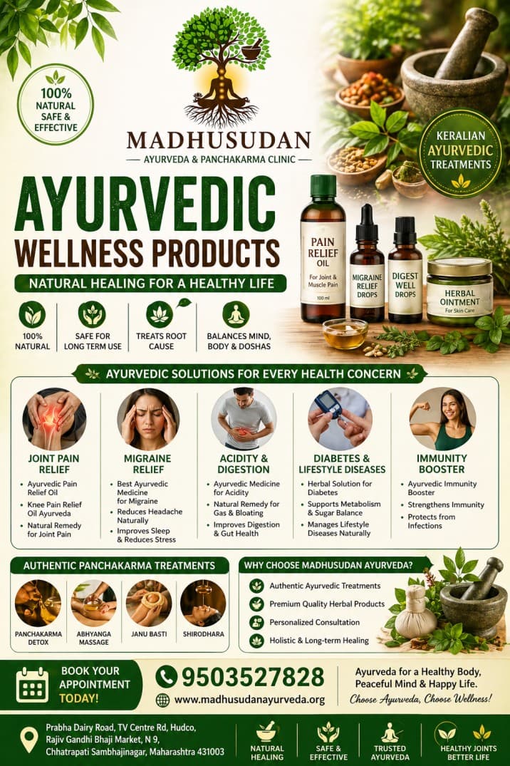 🌿 Ayurvedic Wellness Products for Natural Healing & Pain Relief