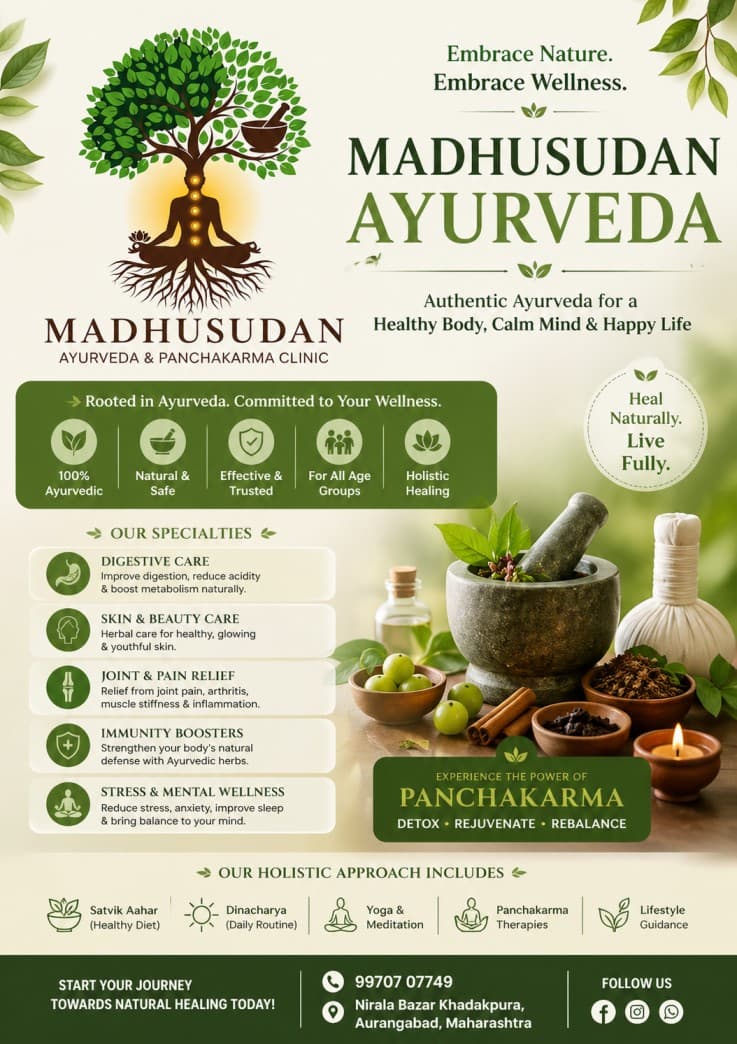 🌿 Discover the Power of Ayurveda with Madhusudan Wellness Products